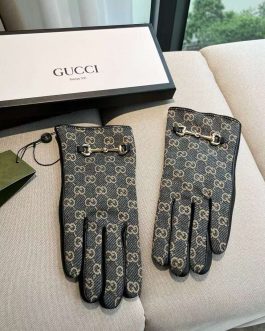 Rękawiczki damskie rękawice Gucci skora