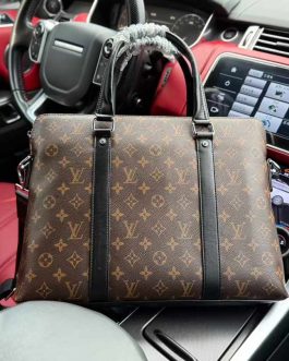 Skorzana męska torba aktówka Louis Vuitton, skóra