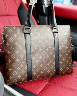 Skorzana męska torba aktówka Louis Vuitton, skóra