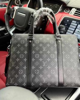 Skorzana męska torba aktówka Louis Vuitton, skóra