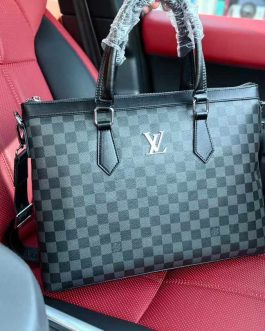 Skorzana męska torba aktówka Louis Vuitton, skóra