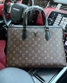 Skorzana męska torba aktówka Louis Vuitton, skóra