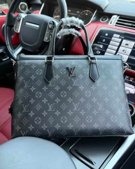 Skorzana męska torba aktówka Louis Vuitton, skóra