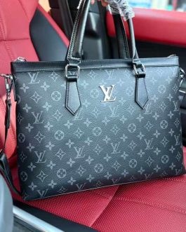 Skorzana męska torba aktówka Louis Vuitton, skóra