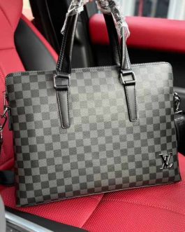 Skorzana męska torba aktówka Louis Vuitton, skóra