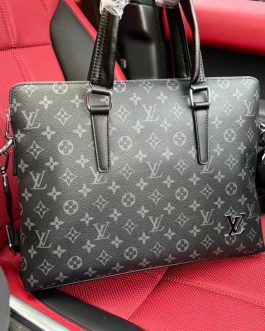 Skorzana męska torba aktówka Louis Vuitton, skóra