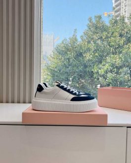 MIU MIU Sneakersy, trampki, tenisówki, buty, skora