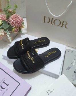 Dior Buty, sandaly klapki, skora