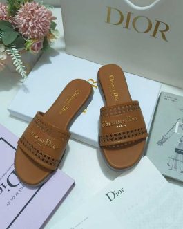 Dior Buty, sandaly klapki, skora