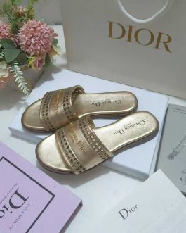 Dior Buty, sandaly klapki, skora