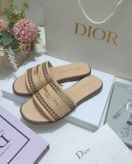 Dior Buty, sandaly klapki, skora