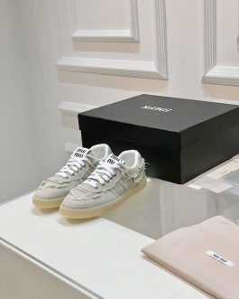 Miu miu Sneakersy, trampki, tenisówki, buty, skora