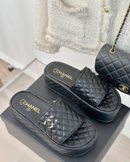 Chanel Buty, sandály převracejí, skóre