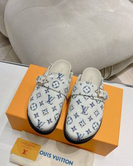 Louis Vuitton Buty, sandaly klapki, skora