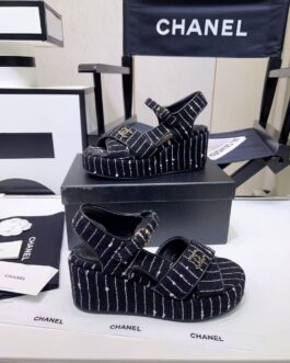 Chanel Buty, Sandale flip -flops, Scor