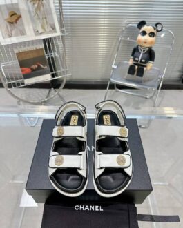 Chanel Buty, Sandale flip -flops, Scor