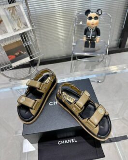 Chanel Buty, sandály převracejí, skóre