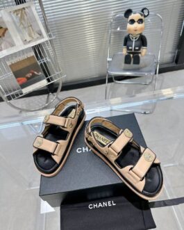 Chanel Buty, sandály převracejí, skóre