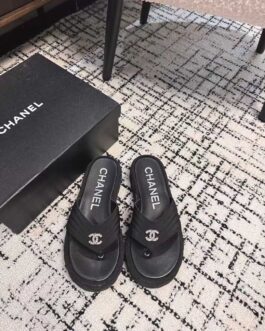 Chanel Buty, Sandale flip -flops, Scor