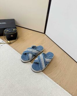 Chanel Buty, Sandale flip -flops, Scor