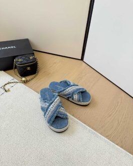 Chanel Buty, Sandale flip -flops, Scor