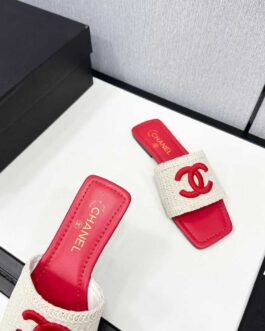 Chanel Buty, Sandale flip -flops, Scor