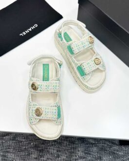 Chanel Buty, Sandale flip -flops, Scor