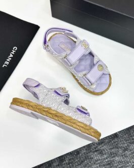 Chanel Buty, Sandale flip -flops, Scor