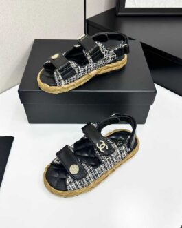 Chanel Buty, Sandale flip -flops, Scor