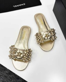 Chanel Buty, Sandale flip -flops, Scor