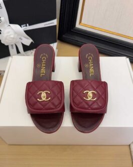 Chanel Buty, sandaly klapki, skora