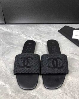 Chanel Buty, sandaly klapki, skora