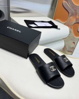 Chanel Buty, sandaly klapki, skora