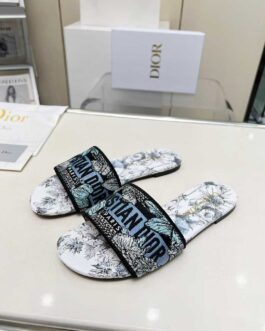 Dior Buty, sandaly klapki, skora