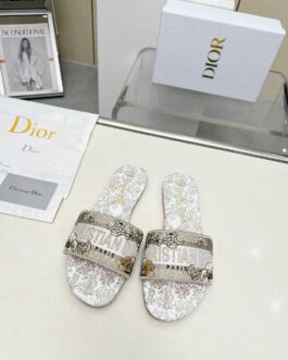 Dior Buty, sandaly klapki, skora