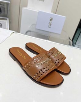 Dior Buty, sandaly klapki, skora