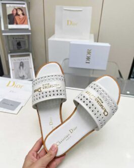Dior Buty, sandaly klapki, skora