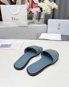 Dior Buty, sandaly klapki, skora