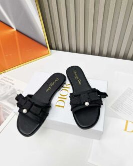 Dior Buty, sandaly klapki, skora