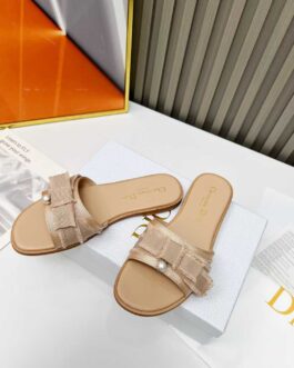 Dior Buty, sandaly klapki, skora