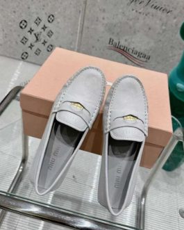 Miu Miu loafers women's ballerinas LoAffea leather