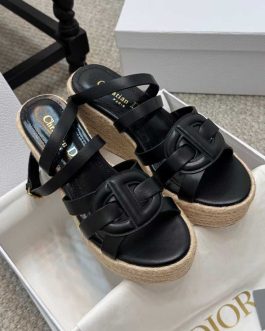 Dior Buty, sandaly klapki, skora