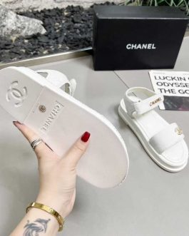 Chanel Buty, sandály převracejí, skóre