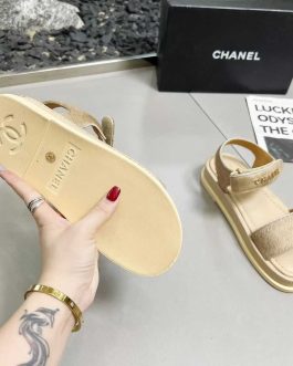 Chanel Buty, sandaly klapki, skora