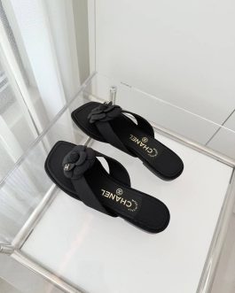 Chanel Buty, sandaly klapki, skora