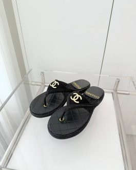 Chanel Buty, sandály převracejí, skóre