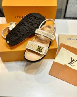 Louis Vuitton Buty, sandaly klapki, skora