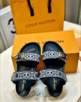 Louis Vuitton Buty, sandaly klapki, skora