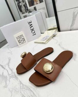 Loewe Buty, sandaly klapki, skora