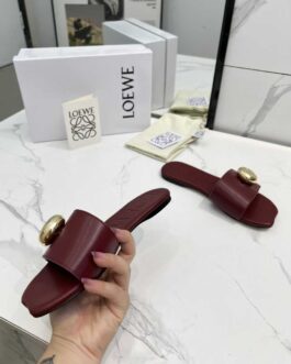 Loewe Buty, sandaly klapki, skora